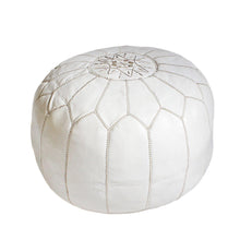 Load image into Gallery viewer, Moroccan Leather Pouf

