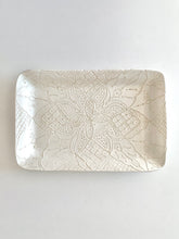 Load image into Gallery viewer, White Naksh Serving Tray
